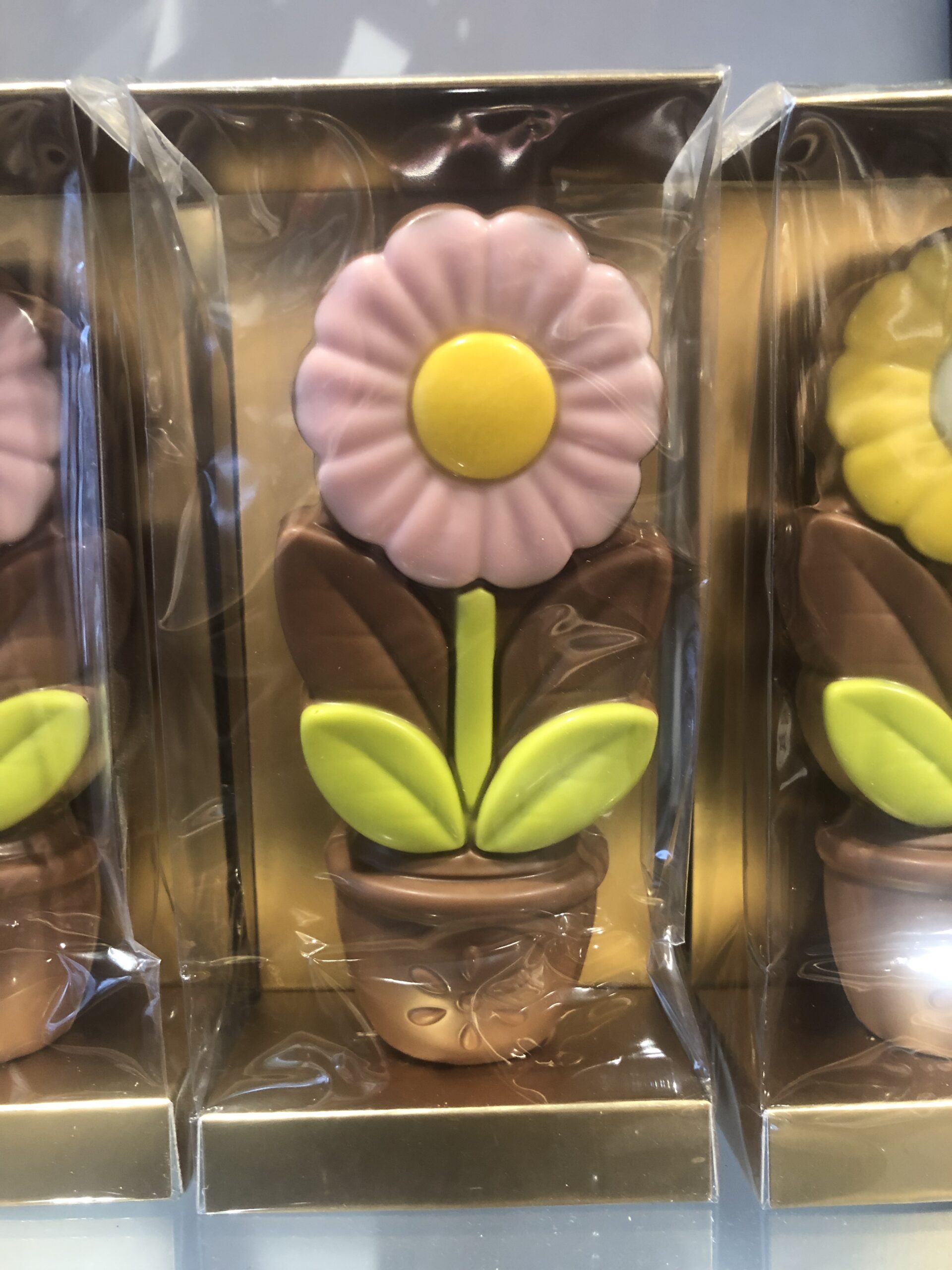 Bedankt chocolade bloem